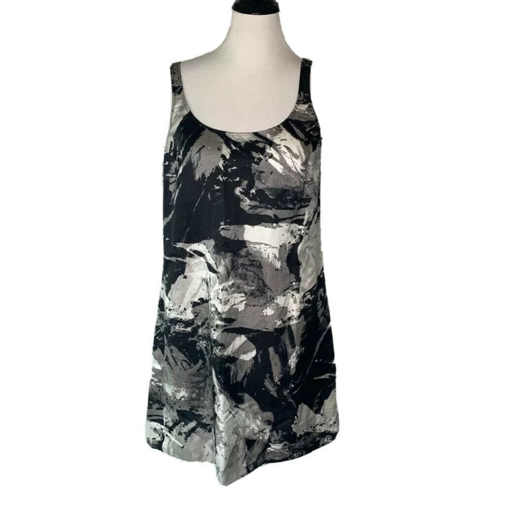 NWT ISDA & CO Sundress Black White Abstract Mini M